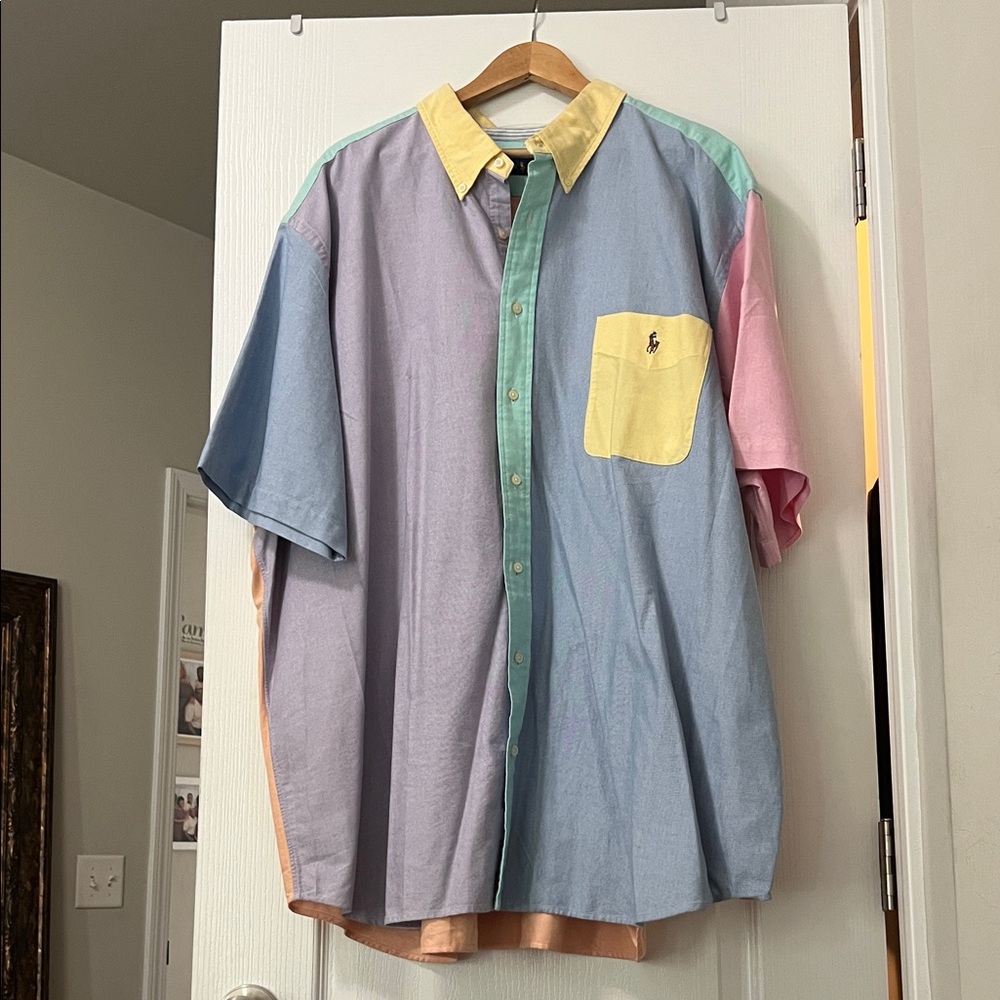 Polo Ralph Lauren Pastel Colorblock Shirt